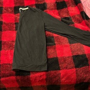 Black Banana Republic Long Sleeve Ribbed Top